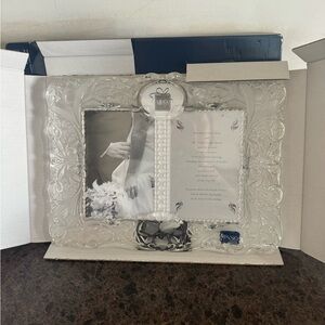 Mikasa glass wedding gift picture frame